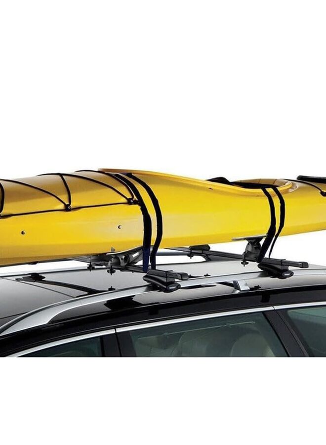 LAMAY 2 PCS Tie Down Straps for Roof Rack Padded Crossbars Holds Surfboards Kayaks Canoes Paddleboards - Image 4