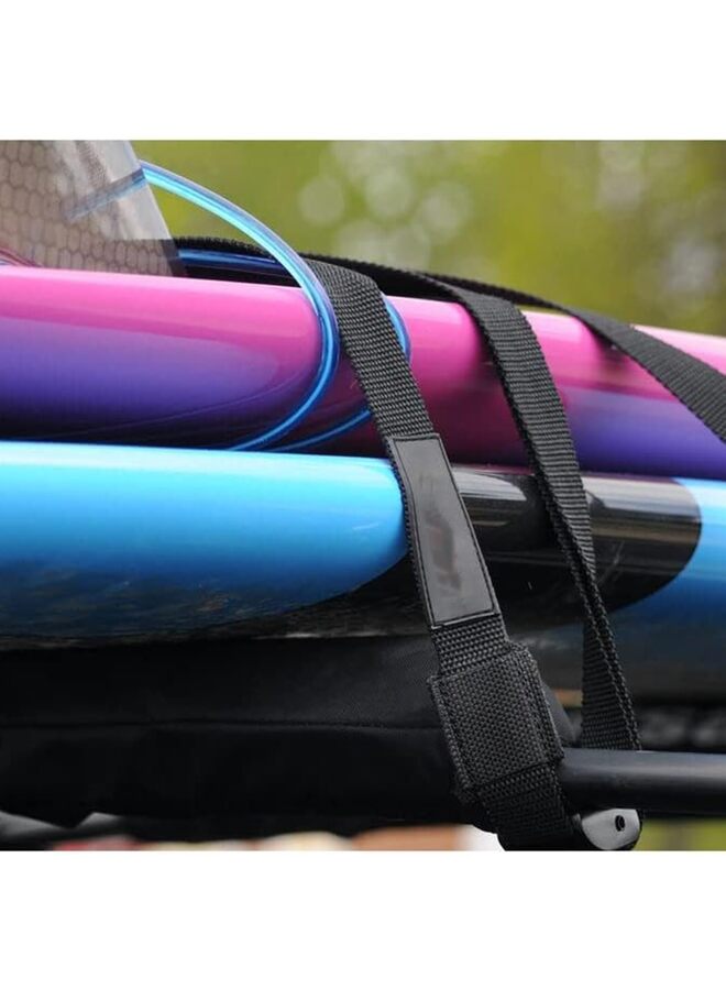 LAMAY 2 PCS Tie Down Straps for Roof Rack Padded Crossbars Holds Surfboards Kayaks Canoes Paddleboards - Image 3