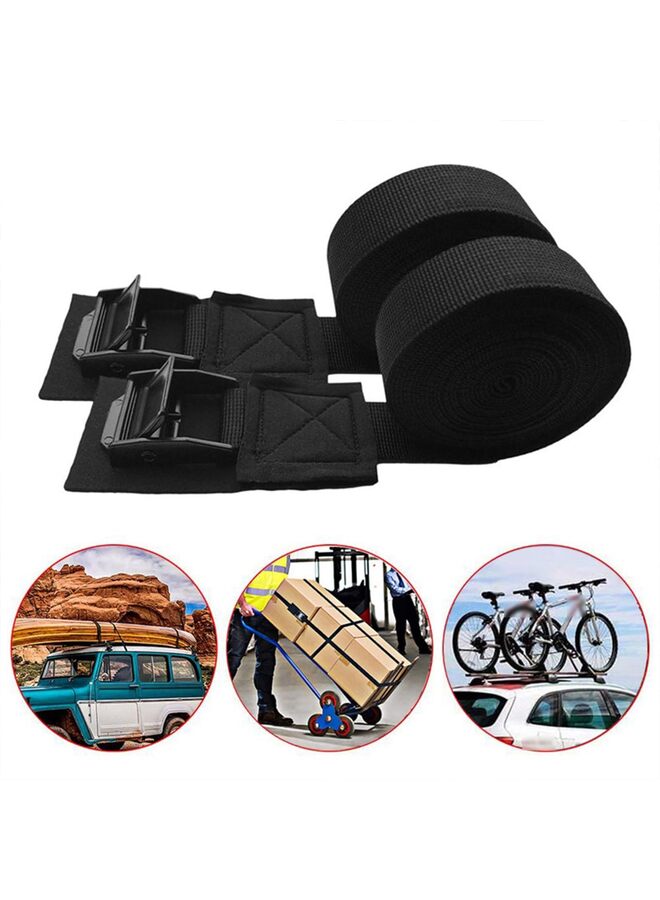 LAMAY 2 PCS Tie Down Straps for Roof Rack Padded Crossbars Holds Surfboards Kayaks Canoes Paddleboards - Image 2