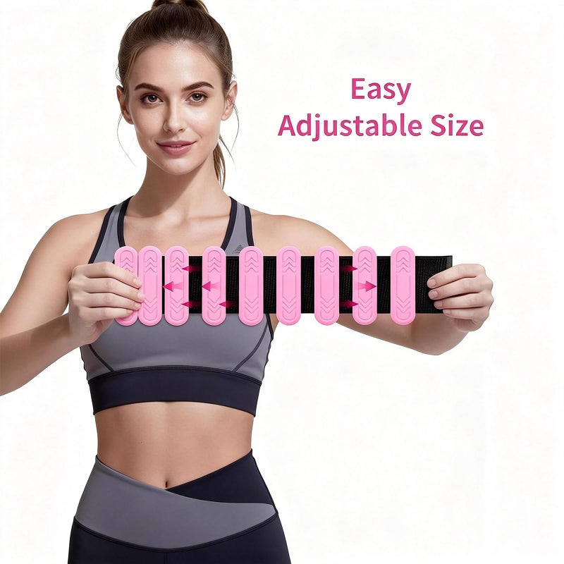 Smlper Ankle Weights Set of 2(0.5/1/2 lb Each) â€“ Ankle Weights for Women, Adjustable Wrist Weights with Premium Silicone for Gym, Pilates, Yoga, Running, Swimming - Image 3