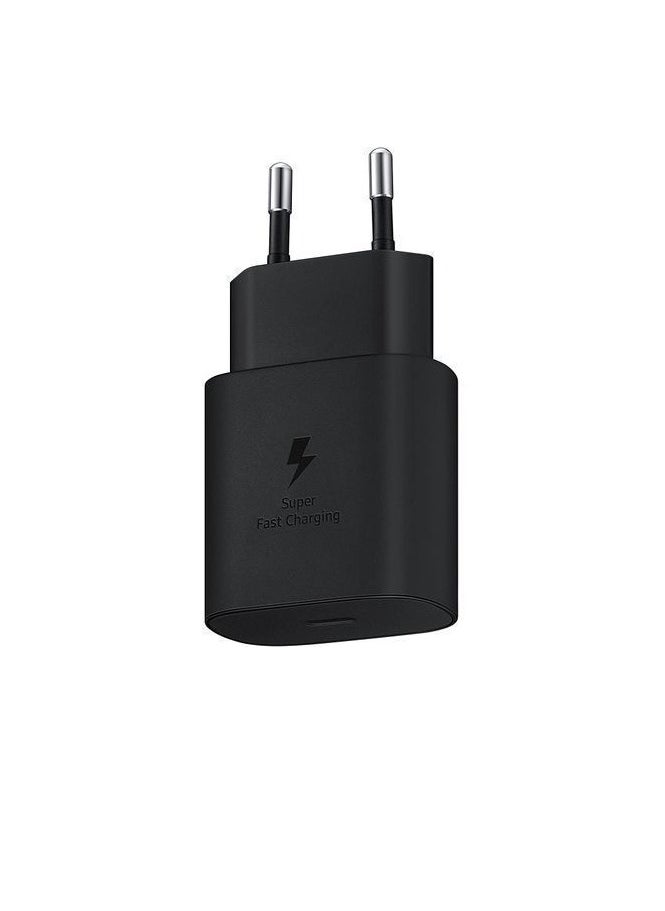 Generic - 25W PD USB-C Super Fast Charging Travel Adapter Black - Image 1