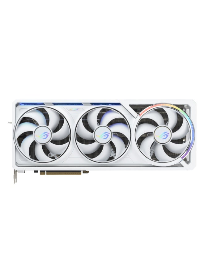 ASUS ROG Astral GeForce RTX 5080 O16G White OC Edition 16GB GDDR7 Graphics Card, 2790MHz Boost Clock, PCIe 5.0, Quad Axial-Tech Fans, Vapor Chamber Cooling, 3.8-Slot, HDMI 2.1, DisplayPort 2.1, ARGB, GPU Tweak III, Dual BIOS, White Metal Shroud, 16-Pin Power | 90YV0LV4-M0NA00 - Image 4