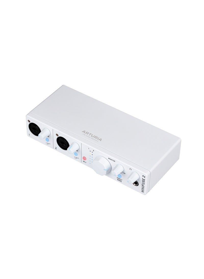 Arturia أرتوريا ميني فيوز 2 واجهة صوتية مزدوجة مرنة، بيضاء - Image 2