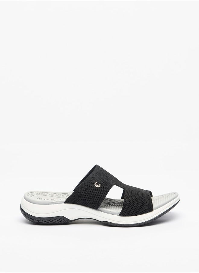 Le Confort Women Textured Slip-On Sandals  - Image 3