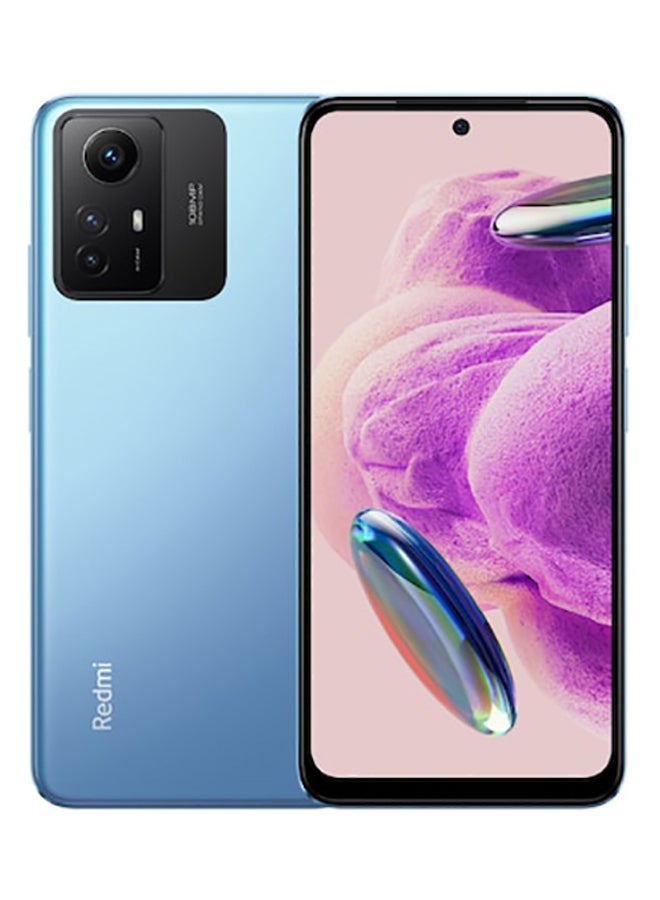 شاومي هاتف Redmi Note 12S ثنائي الشريحة بلون أزرق ثلجي وذاكرة وصول عشوائي (RAM) سعة 8 جيجابايت وذاكرة داخلية 256 جيجابايت يدعم تقنية 4G - الإصدار العالمي - Image 1