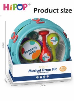 HIPOP Musical Toy Drum Set For Toddler,Early Sounding Educational Toy  - Image 5