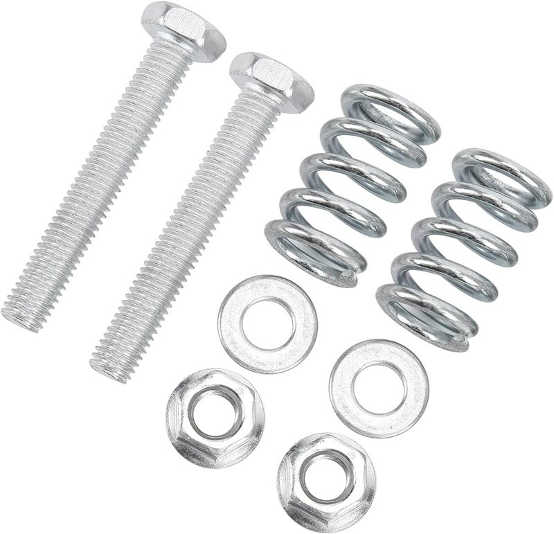 klarako Exhaust Bolt and Spring,Exhaust Repair Set, 8PCS Exhaust Bolt and Spring Automotive Exhaust Systems & Parts for Replacement - Image 1