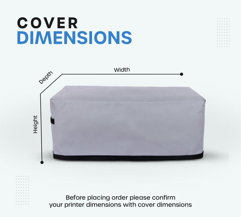 CRASOME Dust & Water Proof Printer Cover for Brother DCP-T226 / DCP-T426W (Grey) - Image 5