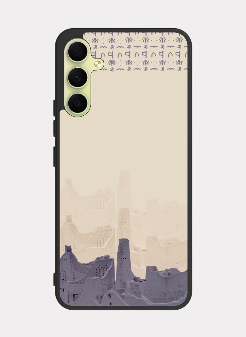 PXLAAT Samsung Galaxy A34 case cover Old Saudi Houses - Image 1