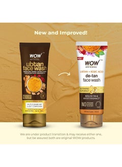 WOW Skin Science Ubtan + Kojic Acid De-Tan Face Wash  - Image 3