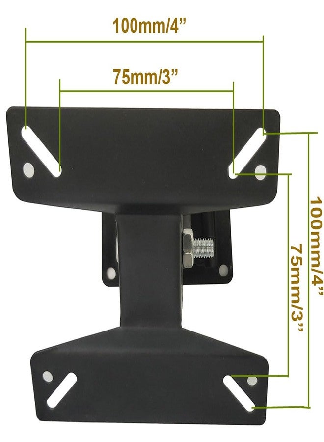 Yuarisx TV Monitor Wall Mount Tilt Swivel Small Bracket Fits 14 17 19 20 22 24 Inch LCD LED Flat Panel Screen - Image 3
