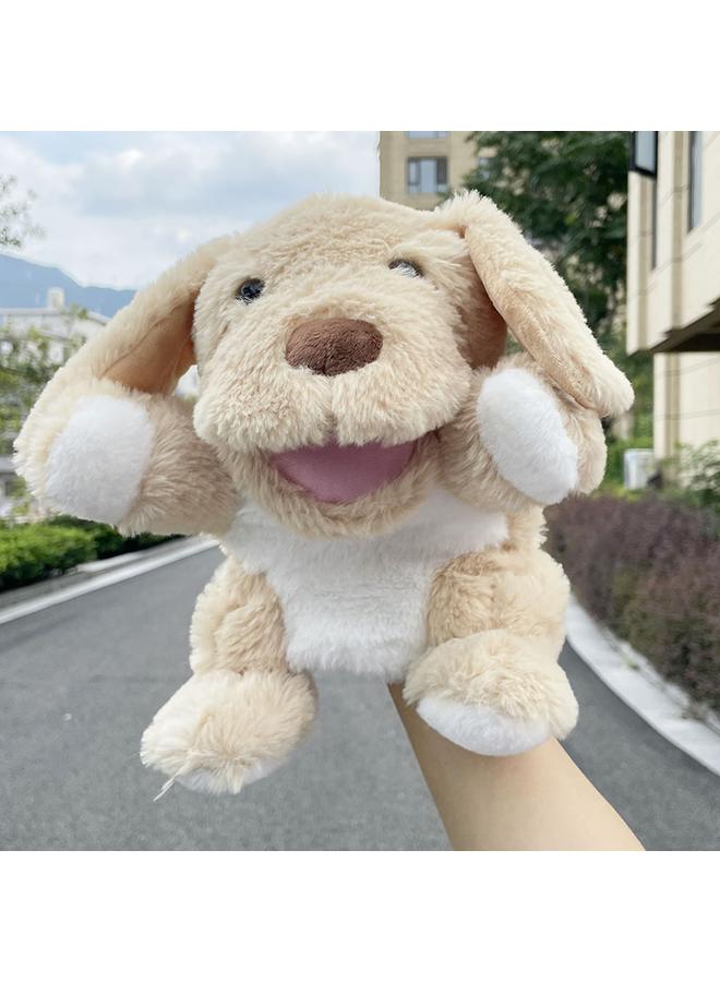 New Open Mouth Hand Puppet Yellow Duck Yiwu Plush Toy Puppy Animal Gloves  - Image 1