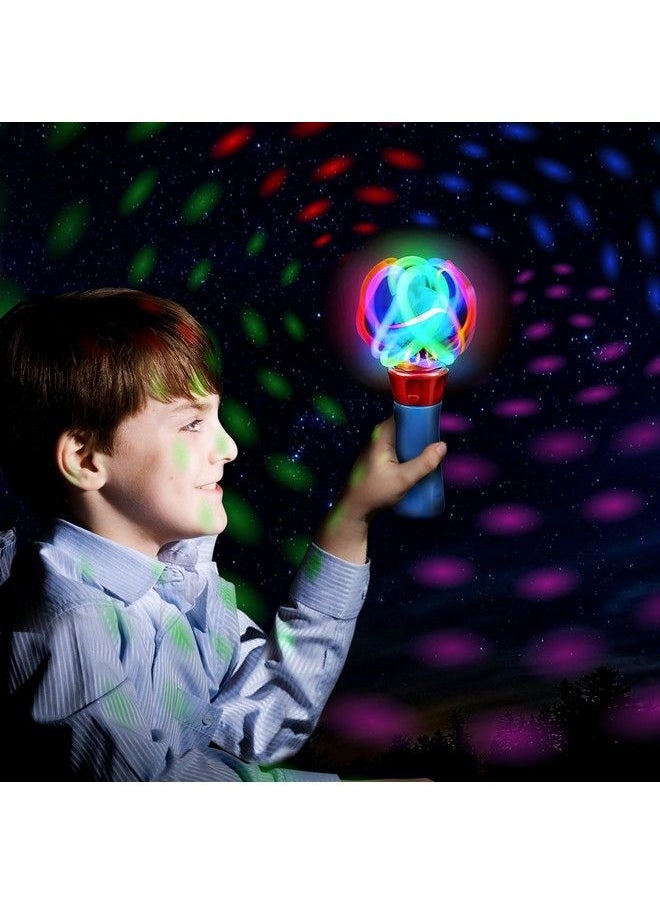 ArtCreativity - Light Up Orbiter Spinning Wand, 7 Inch Led Spin Toy With Batteries Included, Great Gift Idea For Boys, Girls, Toddlers, Fun Birthday Party Favor, Carnival Prize Colors May Vary - Image 1
