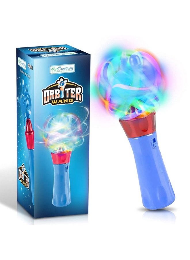 ArtCreativity - Light Up Orbiter Spinning Wand, 7 Inch Led Spin Toy With Batteries Included, Great Gift Idea For Boys, Girls, Toddlers, Fun Birthday Party Favor, Carnival Prize Colors May Vary - Image 1