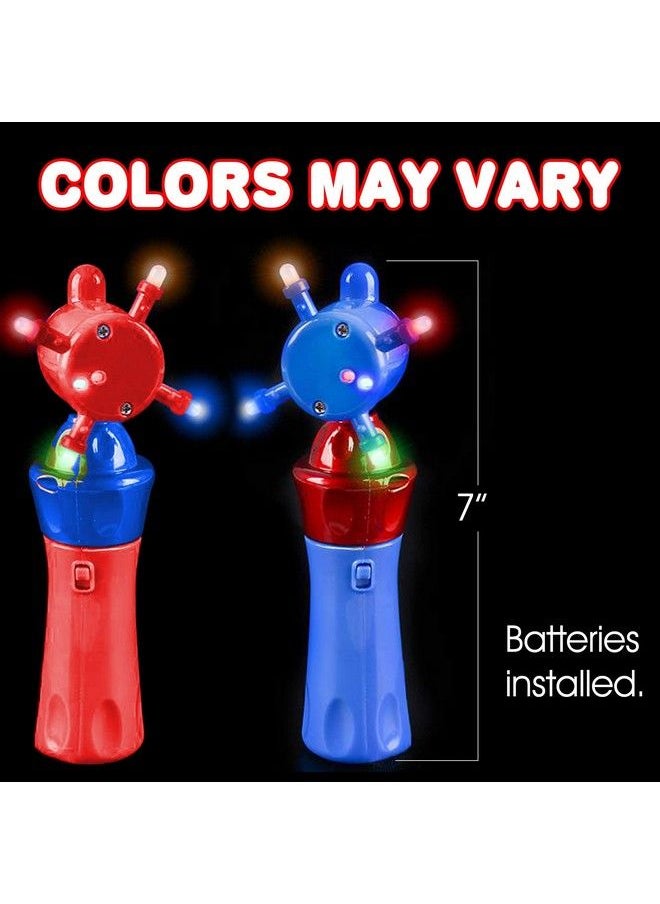 ArtCreativity - Light Up Orbiter Spinning Wand, 7 Inch Led Spin Toy With Batteries Included, Great Gift Idea For Boys, Girls, Toddlers, Fun Birthday Party Favor, Carnival Prize Colors May Vary - Image 1