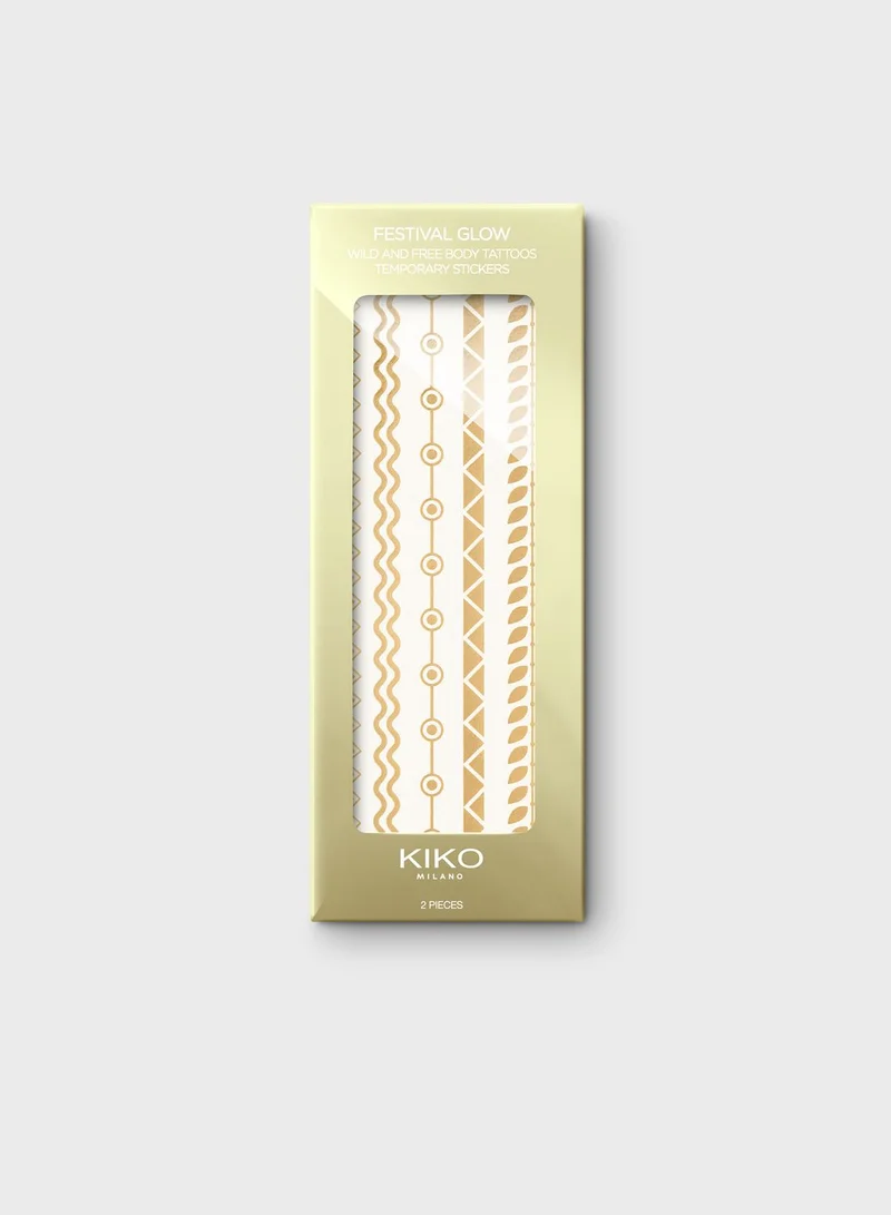 KIKO MILANO Festival Glow Wild And Free Body Tattoos