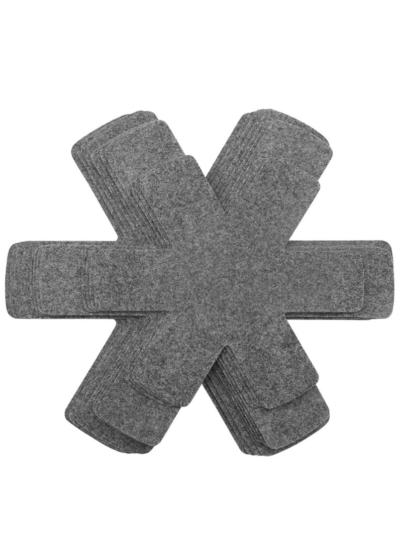 Bukela Pot and Pan Protectors, Set of 12 and 3 Different Size, Pot Dividers Pads/Stacking Pan Protectors/Pan Separators Pads for Protecting and Separating Pots and Pans - Image 1