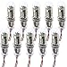 MEETOOT Set of 10pcs 1.5V Screw Mini Bulbs and 5pcs E10 Mini Bulb Holder Light Socket Base with Cable Wire for Student - Image 2