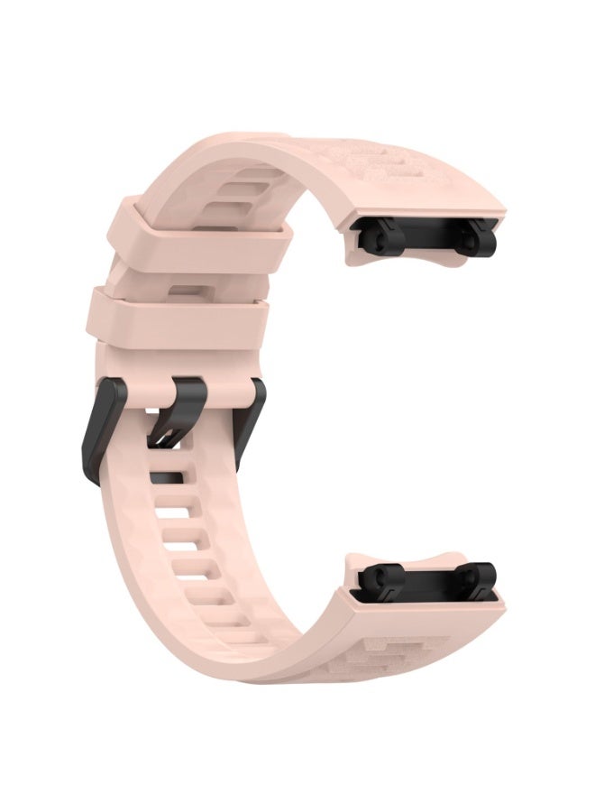 Replacement Watch Bands Compatible for Amazfit Active Edge A2212 Smartwatch Silicone Band Watch Strap Wristband Bracelet for Women Men (Pink) - Image 4