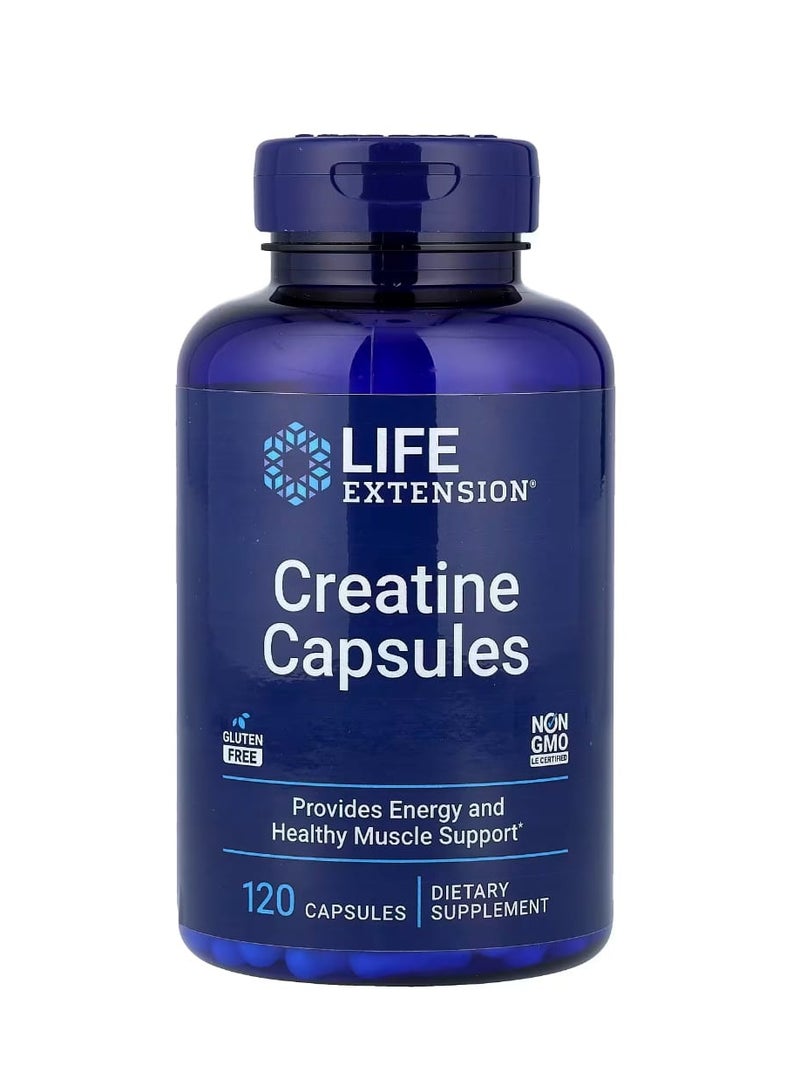Life Extension Creatine Capsules 120 Capsules - Image 1