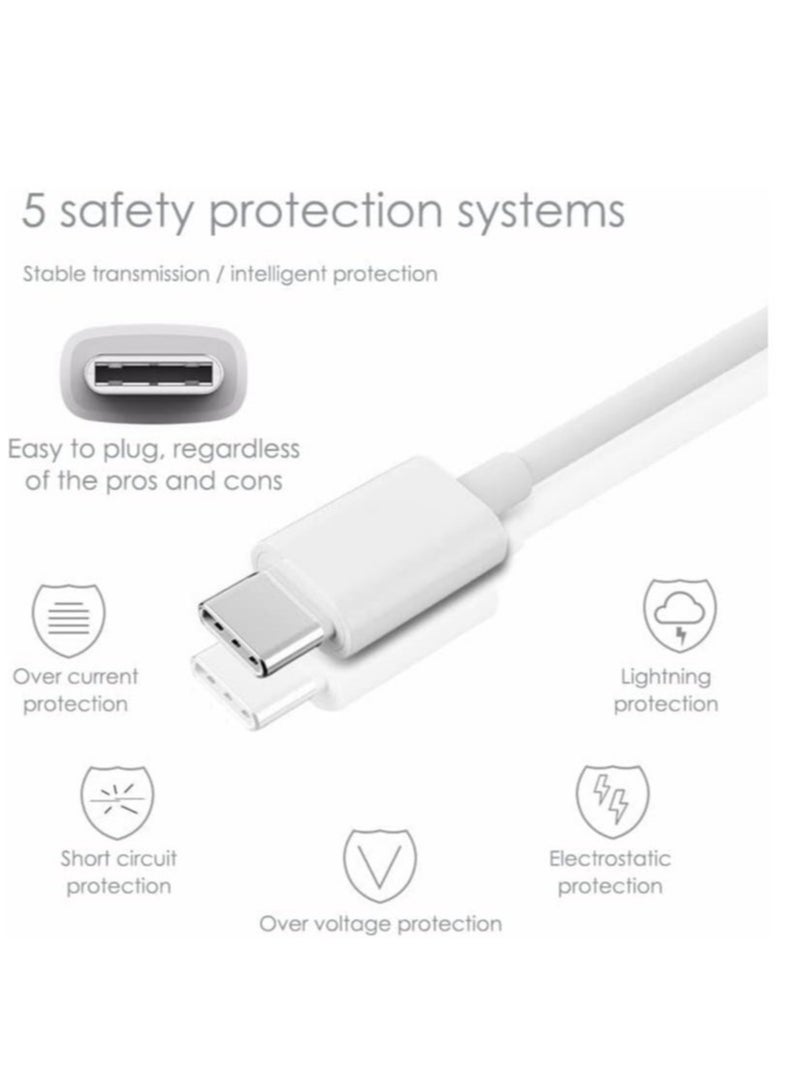 ELTRAZONE USB C Cable 5A Fast Charging Cable USB Type C Charger (2 Pack) Compatible for Huawei P20 Lite Mate 20 Pro P20 Samsung S10 Plus S9 S8 Note 9 - Image 5