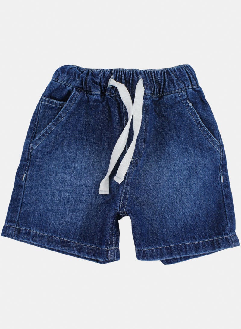 Unisex Denim Shorts – Blue – Medium Denim