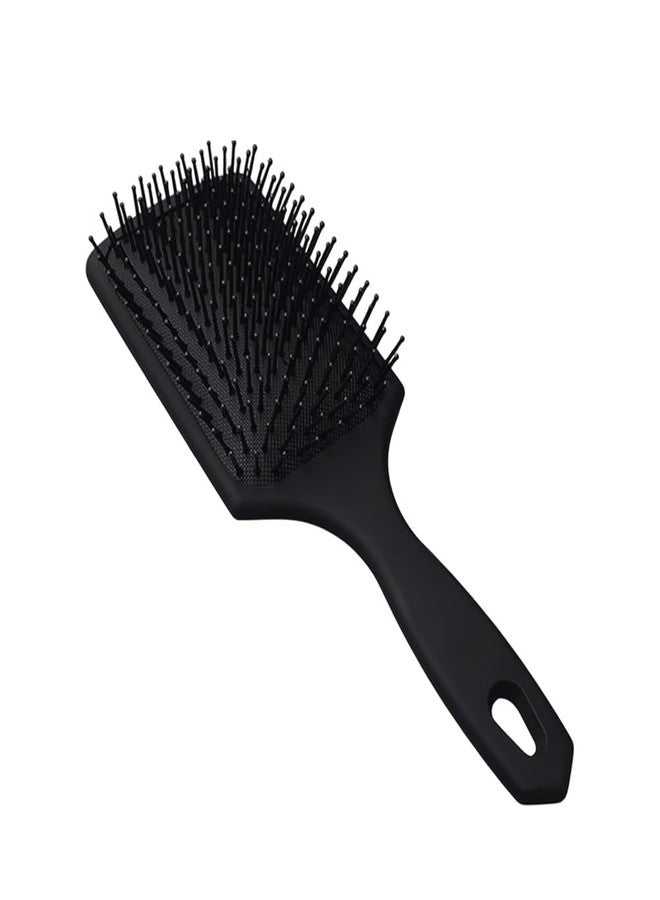 BLUSHIA Paddle Brush and Cushion Hair Brush - Large Square Air Cushion Paddle Brush with Ball Tip Bristles - Black Paddle Brush for Men - Image 2