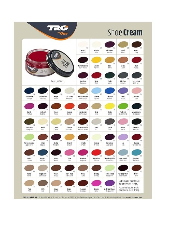 TRG Shoe Cream # 174 Deep Brown 50ml - Image 3