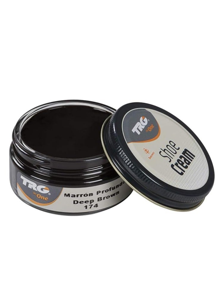 TRG Shoe Cream # 174 Deep Brown 50ml - Image 1