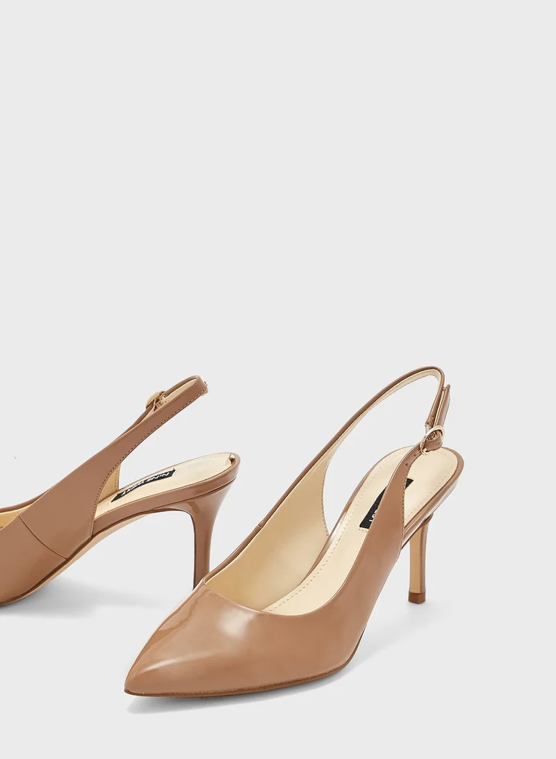 NINE WEST Pointed Toe Low Heel Pumps