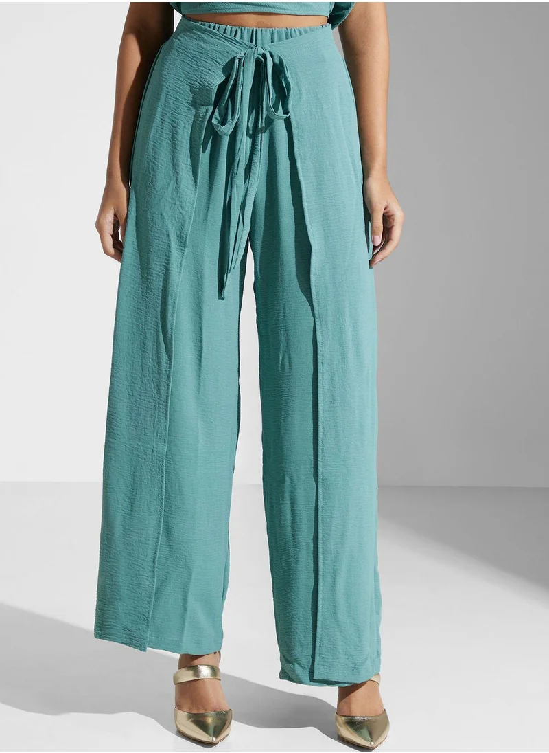 Golden Apple Surplice Neck Jumpsuit