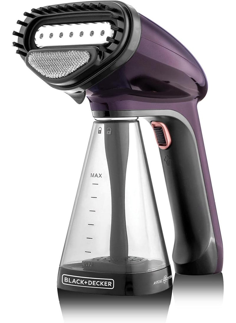 BLACK&DECKER Portable Garment Steamer With Universal Bottle Adaptor 1500W - Image 1