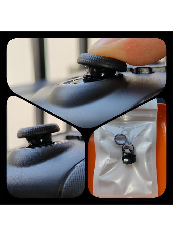 حماية عصا التحكم 8 قطع، حلقة حماية غير مرئية للعصا المطاطية متوافقة مع Steam Deck وXbox وSwitch Pro وPS5 وPS4 (أبيض، شفاف) - Image 5