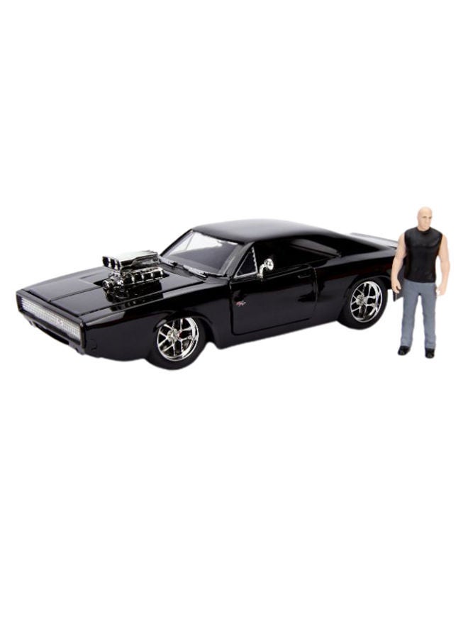 NIBEMINENT Fast And Furious 1970 Dodge Charger Street Car With Dominic Toretto Figure - Image 3
