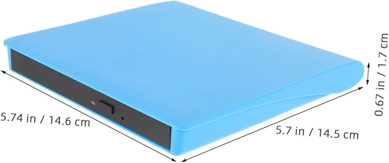 Joysfuny USB External CD DVD Drive Burner Reader Player for PC Laptop Data Backup Playback - Image 3