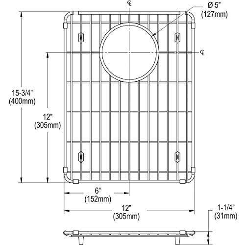 Elkay LKOBG1518SS Bottom Grid Stainless Steel - Image 3