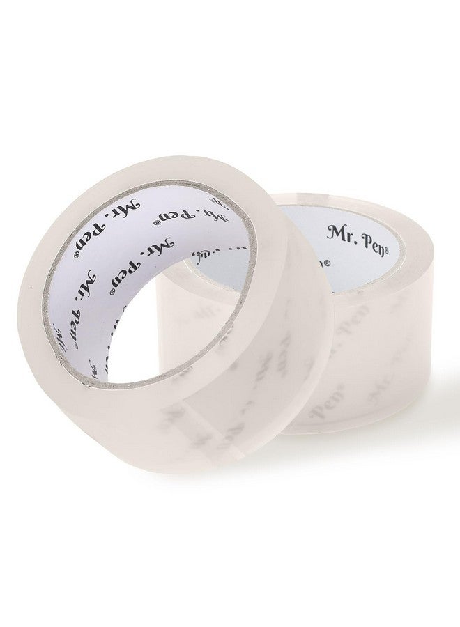 Mr. Pen Packing Tape, 2 Pack, 2 inch Tape, 60 meter, Shipping Tape, Packaging Tape, Packing Tape Rolls, Clear Packing Tape, Moving Tape, Box Tape, Heavy Duty Tape, Packing Tape Refill, Mailing Tape - Image 1