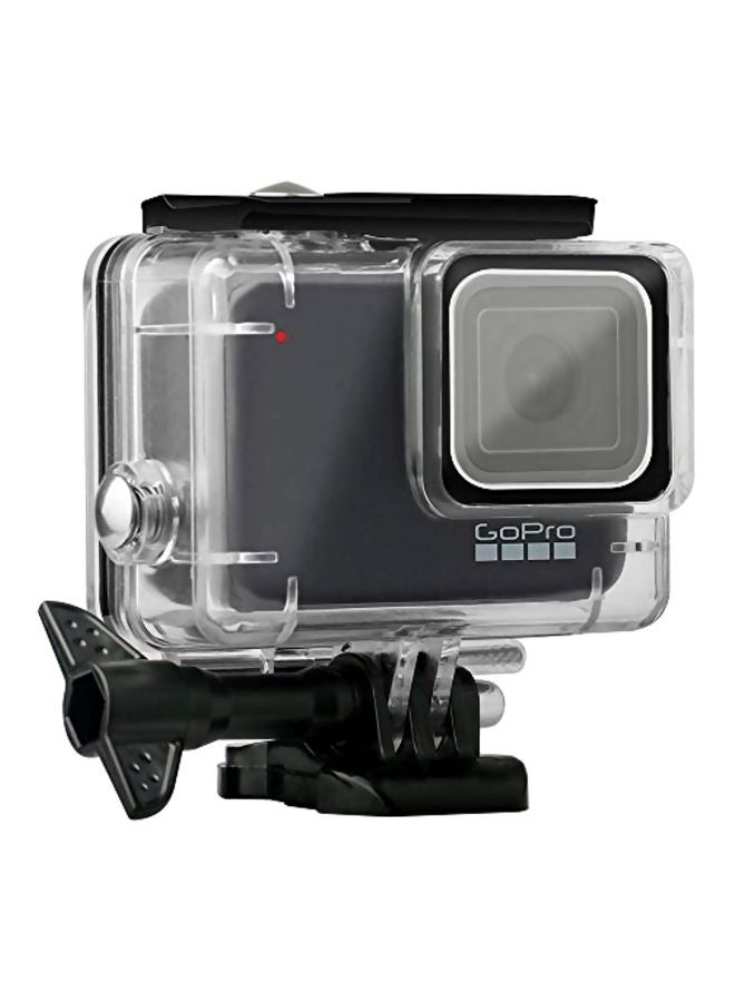 Loquat Waterproof Case With Hand Grip For GoPro Hero 7 Action Camera Clear/Black  - Image 3