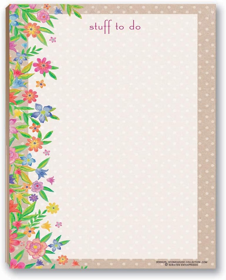 Stonehouse Collection Rustic Notepads - 4 Assorted Notepds - 50 Sheets Per Pad 4.25x5.5 inches (Rustic #2) - Image 5