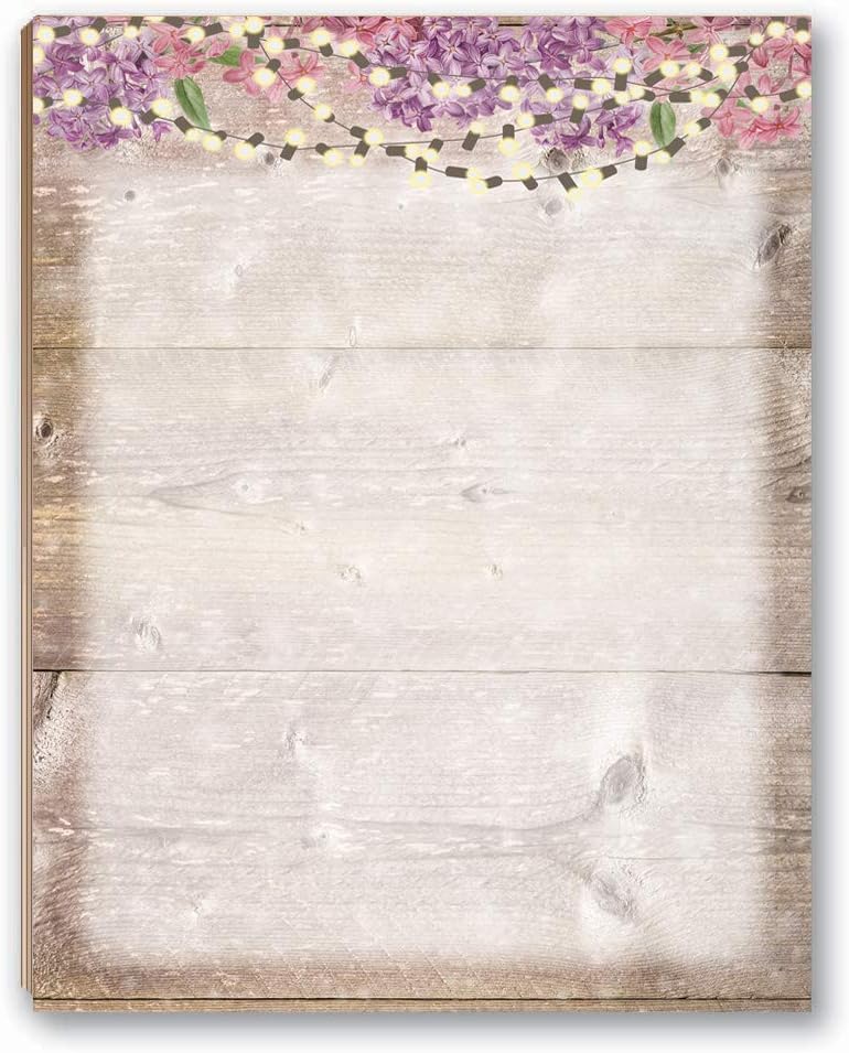 Stonehouse Collection Rustic Notepads - 4 Assorted Notepds - 50 Sheets Per Pad 4.25x5.5 inches (Rustic #2) - Image 4