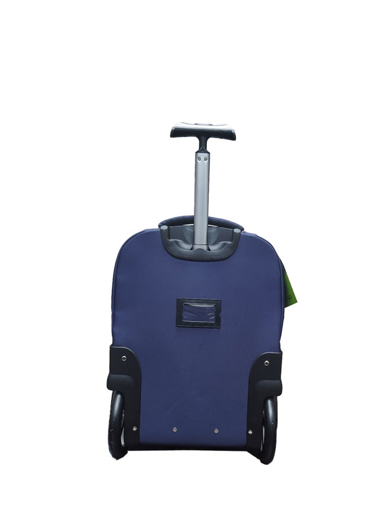 نوزكي حقيبة ظهر مدرسية بعجلات كبيرة – حقيبة سفر متينة وأنيقة للأطفال والمراهقين - Image 4