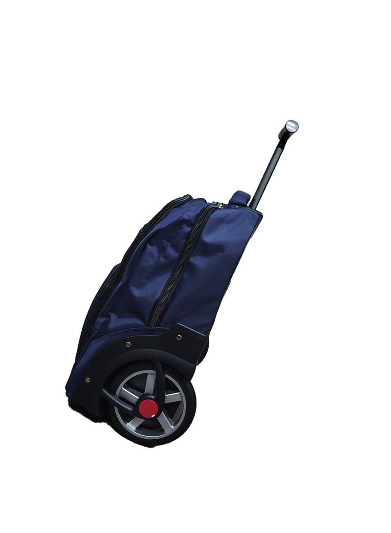 نوزكي حقيبة ظهر مدرسية بعجلات كبيرة – حقيبة سفر متينة وأنيقة للأطفال والمراهقين - Image 5