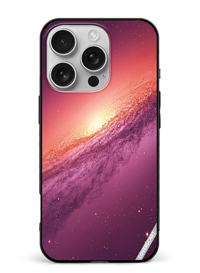 COVERSCART Protective Case Cover For Apple iPhone 16 Pro Galaxy Design Multicolour