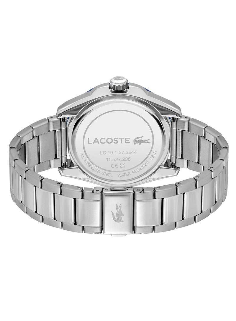 LACOSTE Men's Analog Round Shape Stainless Steel Wrist Watch 2011286 - 44 Mm - Image 3