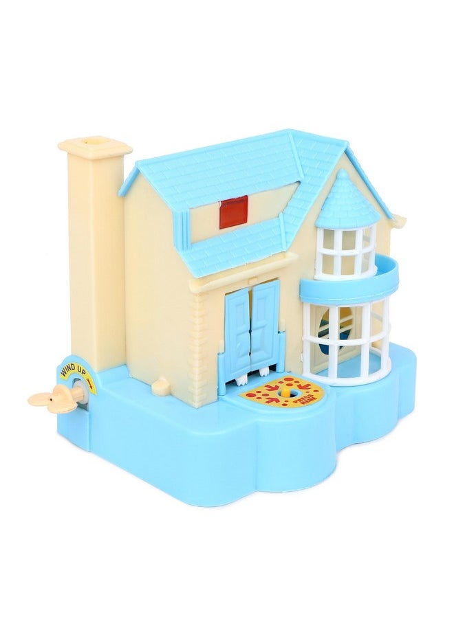 Toy Zone Toy Zone Puppy House Coins Bank Blue |Classic Puppy House Toy | Coin Stealing Puppy House |House of Puppy | Coin Collecting Saving Bank for Kids |for 3+ Year  - Image 1