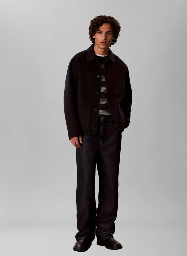 Calvin Klein  Cotton Irregular Stripe Jumper for Men | Best Price UAE