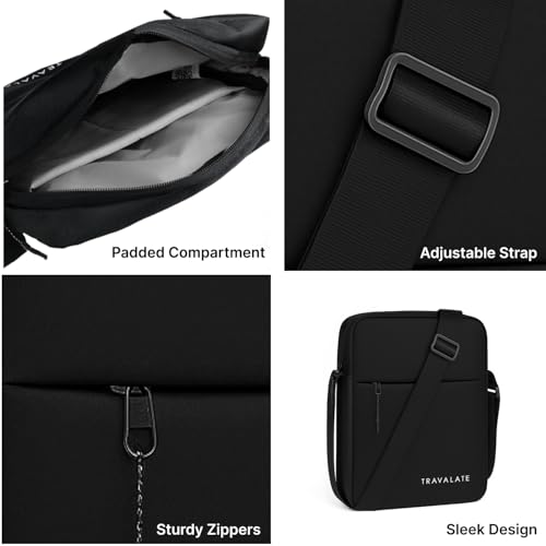 TRAVALATE Sling Bag for Men Women |Trendy Crossbody - Bag Chest Bag for Hiking Traveling Gifting Travel and Sports – Black - Image 3