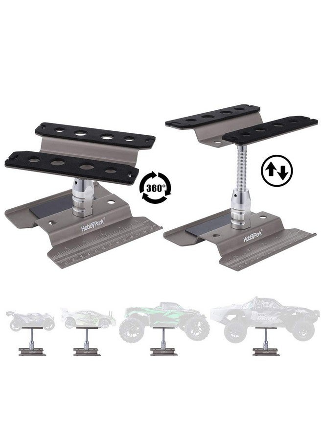 Hobbypark Rc Car Work Stand Aluminum Alloy For 1:10 1:12 1:16 1:18 Scale Trucks Buggies On Road Touring Drift - Image 3