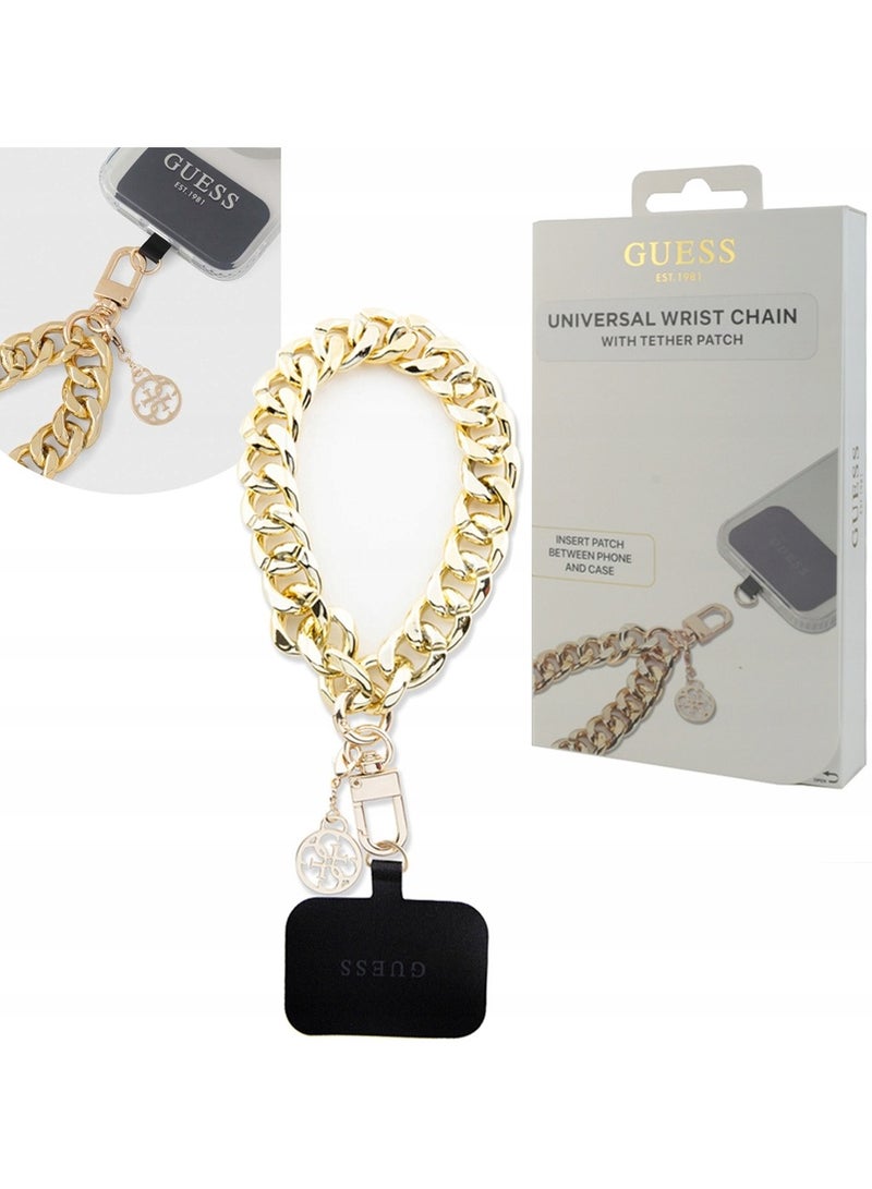 GUESS Guess Universal Big Hand Strap gold 4G Charm - Image 1