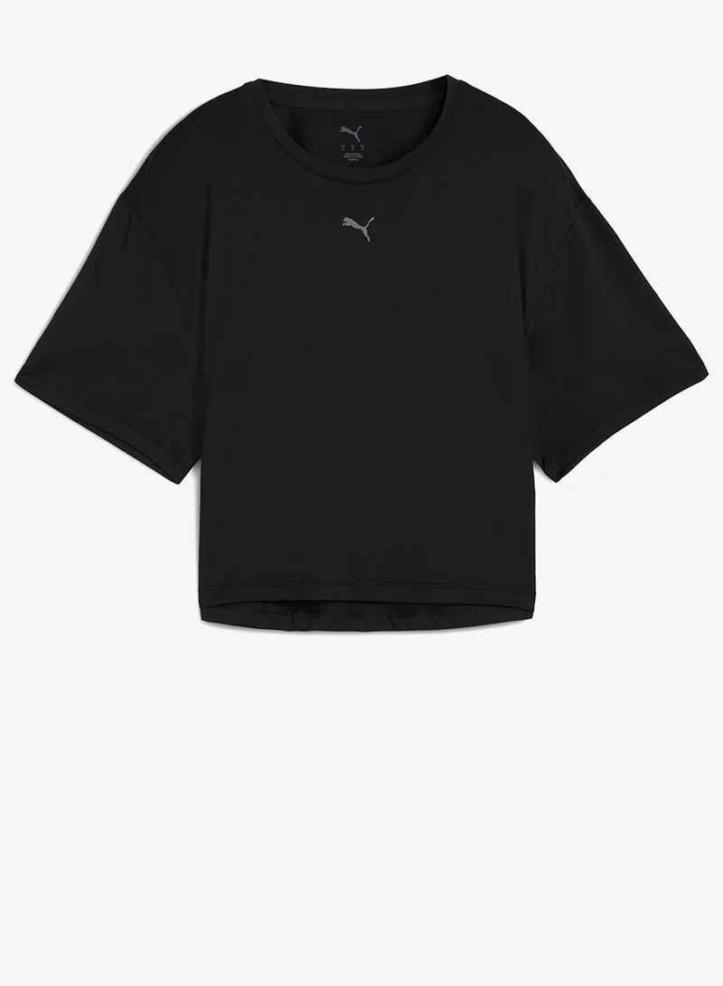 Puma PUMA Black W CLOUDSPUN RELAXED TEE for Women | Best Price UAE
